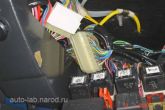 разъемы над блоком предохранителя ВАЗ 2110