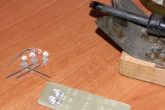 обычные светодиоды на плате поворотников