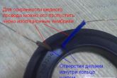 обмотка на резиновом уплотнительном кольце