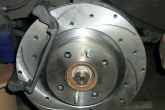 установка суппорта Волги на ваз 2110 R14