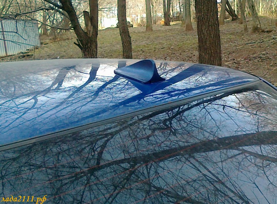 Установка плавника на крышу автомобиля